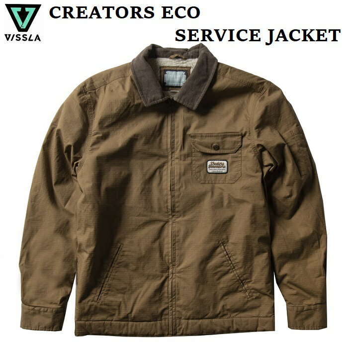   (21HO) CREATORS ECO SERVICE JACKET クリエイター エコ サービス ジャケット リップストップジャケット アウター ジャンパー サーフィン サーフアパレル ビスラ 男性用 メンズ M706VCSE KAN