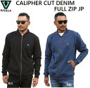 【VISSLA / ヴィスラ】【日本正規品】 CALIPHER CUT DENIM FULL ZIP JP BLK IND カットデニム 裏ボア ジップアップ ジャンパー アウター サーフィン サーフ メンズ メンズ アウトドア キャンプ スノーボード 防寒 ビスラ M609MCCJ