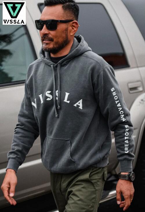   VISSLA HOODIE 01 プルオーバー フーディ アウター ピグメント染め ヴィンテージ感 スエット スウェット サーフィン サーフブランド 男性用 メンズ ビスラ BLK BLACK ブラック JAPAN MODEL M631003J