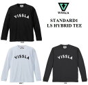 VISSLA Tシャツ STANDARD1 LS HYBRID TEE 吸水速乾 日焼け防止 機能TEE ラッシュガード サーフィン サーフ ヴィスラ ビスラ 長袖 ティーシャツ WHT BLK GM JAPAN LIMITED 日本企画 ML21S1LJ