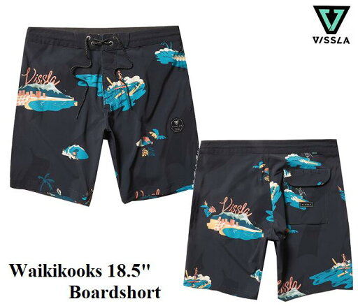 【VISSLA/ヴィスラ】 【国内正規品】 (21 SP) Waikikooks 18.5” Boardshorts ワイキクークス ボードショーツ ビスラ サーフィン サーフ 男性用 メンズ 水着 海パン トランクス サーフパンツ ショートパンツ M109SWAI BLK 【VISSLA/ヴィスラ】 【国内正規品】 (21 SP) Waikikooks 18.5” Boardshorts ワイキクークス ボードショーツ ビスラ サーフィン サーフ 男性用 メンズ 水着 海パン トランクス サーフパンツ ショートパンツ M109SWAI BLK