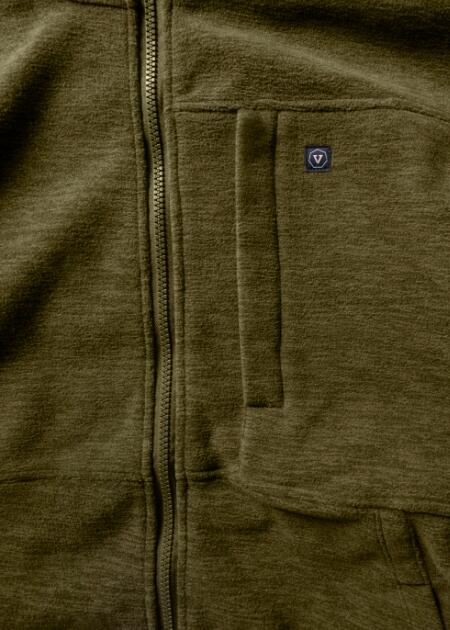 【VISSLA/ヴィスラ】 【国内正規品】 (23FA) Eco-Zy Hoodie エコジー フーディー フリース ジップアップ パーカー カンガルーポケット トップス アウター ヘヴィーウェイト サーフィン サーフブランド 男性用 メンズ ビスラ TRP M6121ECH2303