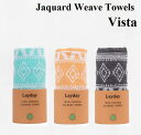 【LAYDAY/レイデイ】 Jaquard Weave Towels ▼商品名 VISTA ▼素材▽ オーガニックコットン：100％ ▼サイズ▽ Single:170cm×80cm ▼カラー Seafoam(LDVIS919) Honey(...