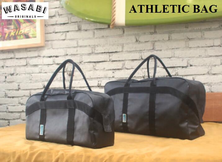 【 Wasabi originals / ワサビ 】 23-24 FALL$WINTER ATHLETIC BAG 16L GYM アスレチック ジム バッグ テント生地 トレーニング フィットネス スポーツ アウトドア 普段使い 旅行 合宿 耐水 メ…