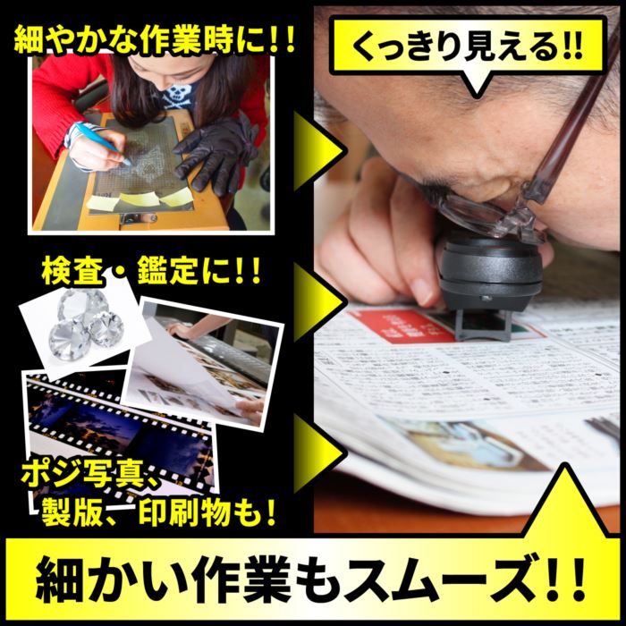 ルーペ 携帯 LED照明付き ルーペ 倍率 10倍！ 超軽量 ミニ ルーペ 拡大鏡 いつも携...