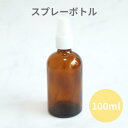 【国内メーカー】 100ml （1本）茶色のスプレー容器 コスメ容器 化粧水 スプレー付き瓶 スプレーボトル スプレー瓶 ガラスボトル