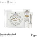 MAINE BEACH マインビーチ リグリアンハニー エッセンシャル DUOパック ハンドクリーム リップクリーム ネイルケア キューティクルオイル ネイルオイル リップケア H&B フレグランス