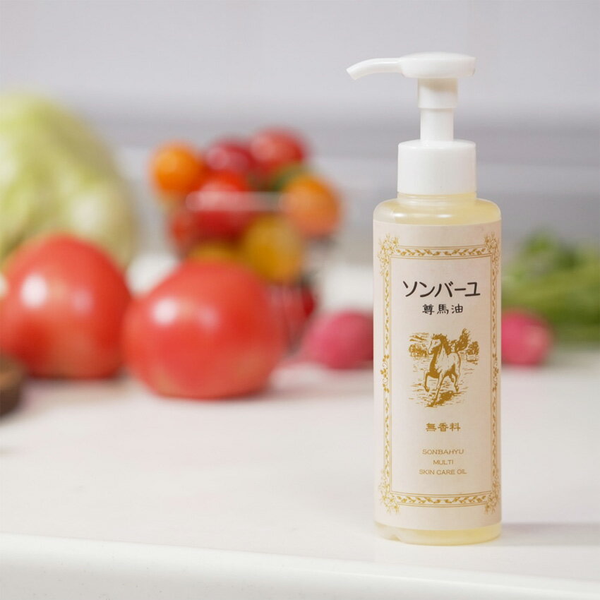 ソンバーユ ポンプ式 薬師堂 馬油 155ml オレンジ/無香料/ヒノキ/ローズ 1本/2本/3本/6本 まとめ買い ス（2枚目）