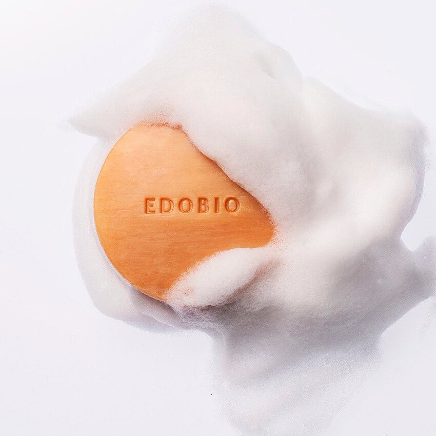 EDOBIO エドビオ モイスチャライジング スフレソープ 紙 無香料 洗顔 ボディ用 石鹸 せっけん 天然由来 植物由来 無添加 アルカリ性 濃密 泡 乳酸菌 酵母 植物エキス 皮脂 汚れ 黒ずみ 潤い うるおい 洗い上がり さっぱり 保湿 透明感 スキンケア フェイスケア
