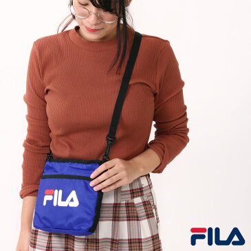 FILA サコッシュ ショルダーバッグ サコッシュバッグ ショルダー 男女兼用 メンズ レディース バッグ フィラ 黒 ブラック 赤 青 小さめ ミニ コンパクト 軽量 シンプル ユニセックス fm2098 メール便送料無料 父の日