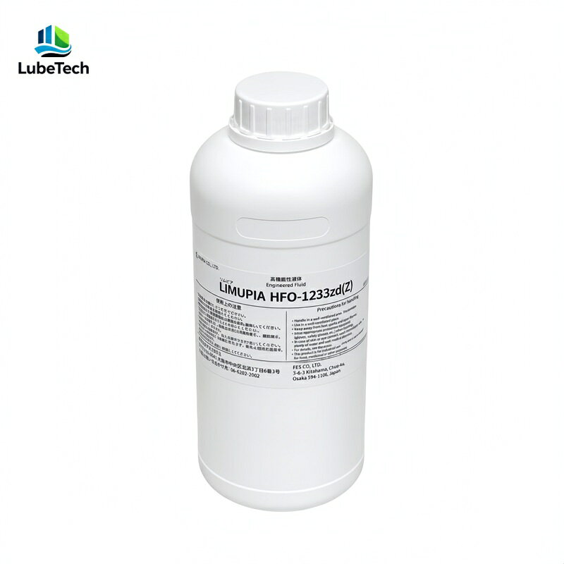 LIMUPIA HFO-1233zd(Z) 1kg／本 第4世代・環境配慮型フッ素系精密洗浄溶剤 本製品「LIMUPIA HFO-1233zd(Z)」は、ODP：約0・GWP<1の優れた環境性能と、 高い洗浄力・不燃性・低毒性を兼ね備えた次世代フッ素系精密洗浄溶剤です。 金属加工部品や電子部品の脱脂・精密洗浄、パーティクル除去、水分除去など、 幅広い産業用途でご使用いただけます。 ■ 代替品・最重要検索ワード HFO-1233zd(Z) ／ HFO-1233zd ／ 1233Z ■ 商品カテゴリー HFO系フッ素系溶剤 ／ 精密洗浄剤 ／ 脱脂洗浄剤 ■ 主な用途 金属加工部品の脱脂洗浄 電子部品・電子機器の精密洗浄 溶剤洗浄・各種工業用洗浄工程 精密洗浄・パーティクル（微粒子）除去 表面保護剤（防錆剤など）の除去 水分除去（乾燥用途） フッ素オイル・樹脂溶剤としての使用 シリコーンオイル溶剤・希釈用途 ■ 特徴・重要物性 沸点：39℃（適度な揮発性で乾燥性に優れる） 密度：1.31 g/cm³（25℃） 粘度：0.37 mPa・s（25℃） 表面張力：17.9 mN/m（20℃）※微細隙間への浸透性に優れる GWP：<1（地球温暖化係数が極めて低い） ODP：約0（オゾン層破壊係数ほぼゼロ） 燃焼範囲：なし（不燃性） 発火点：なし（安全性の高い溶剤） 従来のHCFC・HFC・HFE系溶剤や塩素系・臭素系・炭化水素系溶剤からの 環境配慮型代替品として、洗浄性能と安全性を両立した洗浄プロセスの構築に貢献します。LIMUPIA HFO－1233zd(Z) 1kg は、環境負荷が極めて低い（ODP約0・GWP