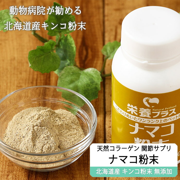 【10%OFF】【獣医師監修】ナマコ粉末(キンコ) 90g コラーゲンの補給/関節に！ 【犬用 病院食 犬 おやつ ドッグフード 無添加 国産 エゾシカ ペットフード】