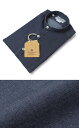 【国内正規品】【SALE30】春夏アウトレット GIANNETTO ( ジャンネット ) / コットン バンドカラー ストレッチ デニム シャツ【インディゴ】【送料無料】