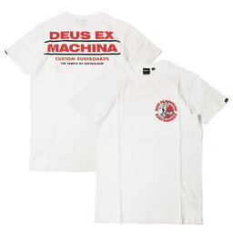 【国内正規品】【SALE20】S/S 新作 Deus ex Machina ( デウス エクス マキナ ) / コットン ロゴ Tシャツ【ホワイト】【送料無料】