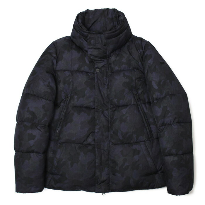 デュノ / DUNO / ダウン ブルゾン / リップストップナイロン / カモフラ柄 / GORDC【ネイビー】【SALE30】