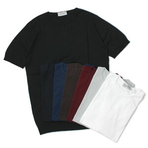 ジョンスメドレー / JOHN SMEDLEY / BELDEN / クルーネック ニット / 30G シーアイランド コットン 半袖 / STANDARD FIT【全7色】