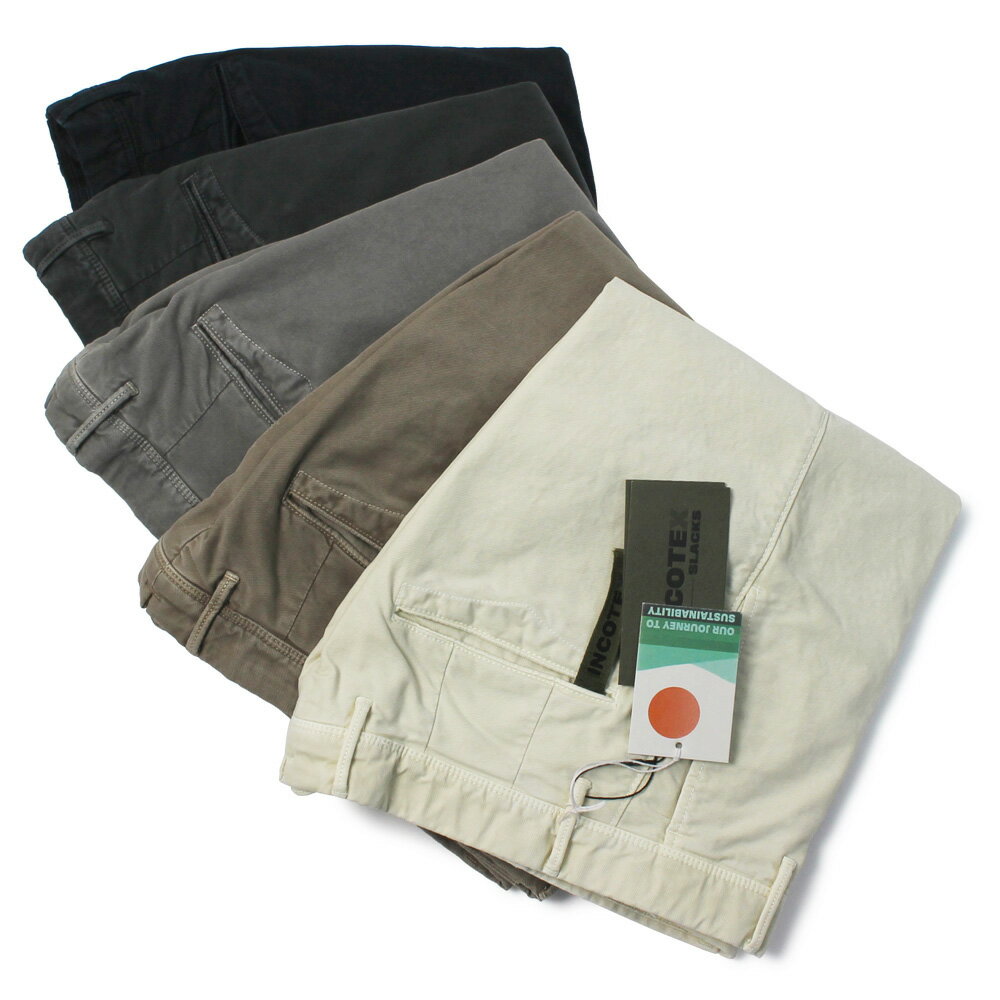 インコテックス スラックス / INCOTEX SLACKS / 100型 ( 旧603型 ) / ストレッチ パンツ / コットン ガーメントダイ / スリム フィット / SLIM FIT 【16S100/4611B】【全5色】【SALE 20】のサムネイル