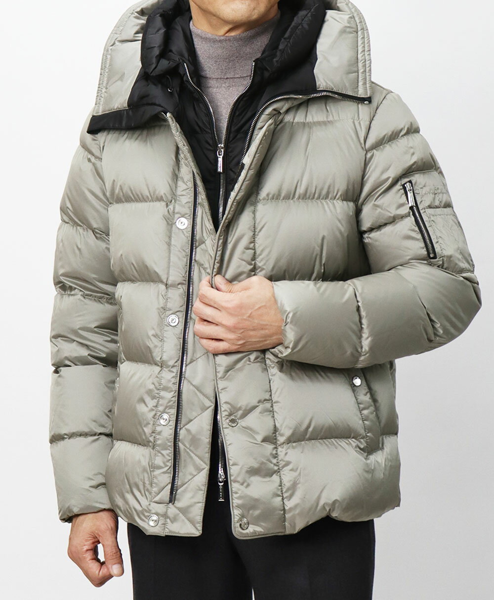 ムーレー / MooRER / ダウン ブルゾン / ジェシー / JESSE-SH 【MARMO.グレージュ】