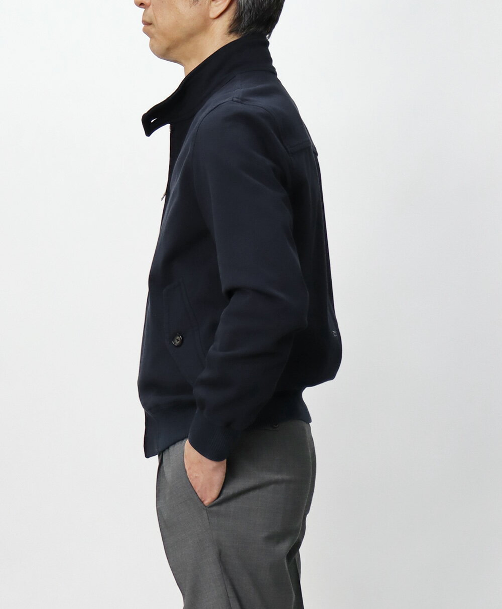 チルコロ 1901 / CIRCOLO 1901 / スタンド ZIP ブルゾン / コットン ジャージー / ガーメントダイ / 41-04-425707 【447.ネイビー】【SALE 30】