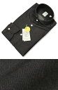フィナモレ / Finamore / セルジオ / SERGIO / カッタウェイ シャツ / コットン デニム / BALI 【ブラック】【SALE 20】