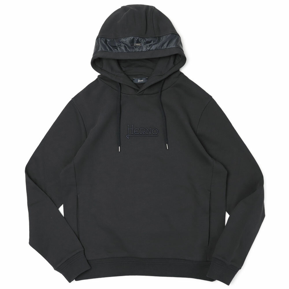 ヘルノ / HERNO / ロゴ パーカー / コットン / JG000232U-50017 【9200.ネイビー】