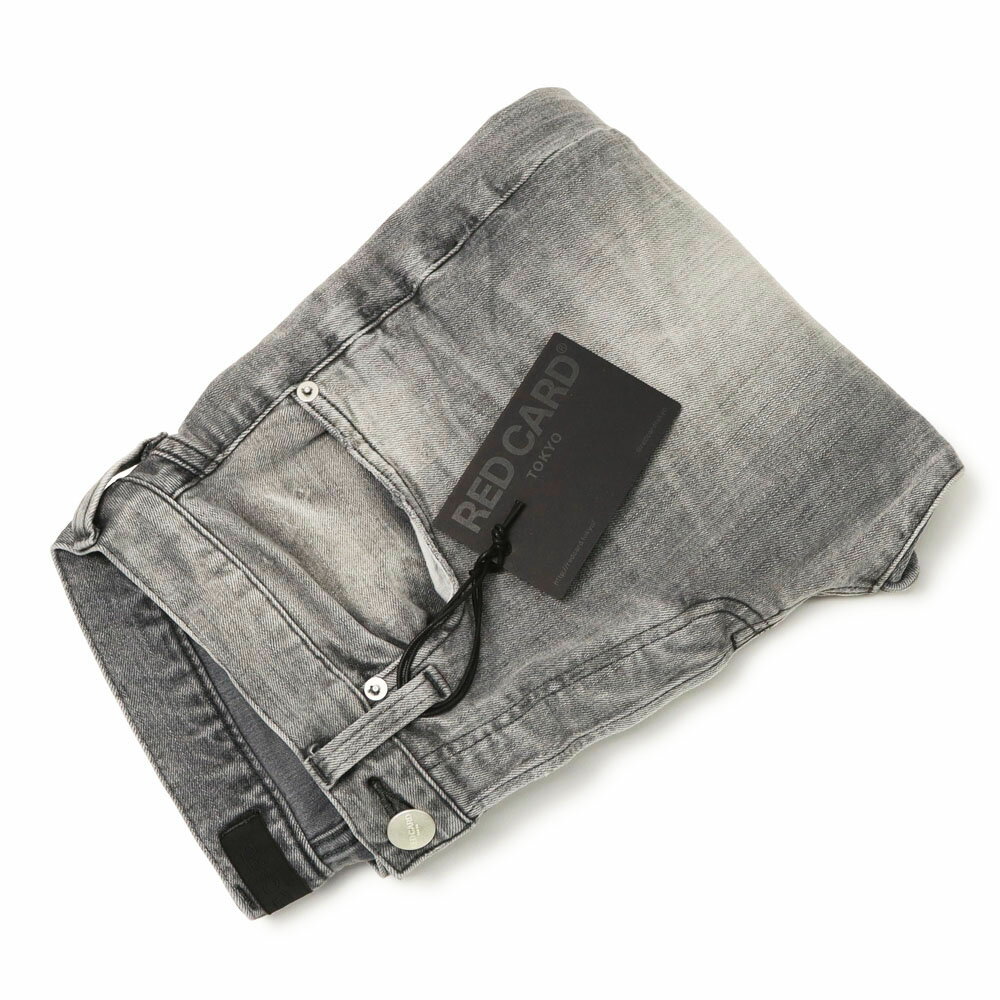 樂天商城 - レッド カード / RED CARD / デニム パンツ / ウォッシュド ストレッチ / リズム / Rhythm / Slim Tapered / 88M86301vlg 【ユーズドグレー.kita-Vintage Lt.Grey】
