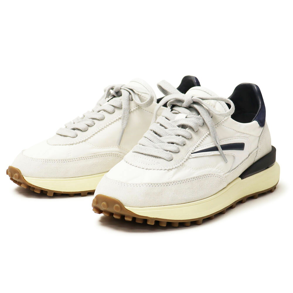 Rakuten - デイト / D.A.T.E. / スニーカー / ATHLETA NYLON WHITE-BLUE【ネイビー】