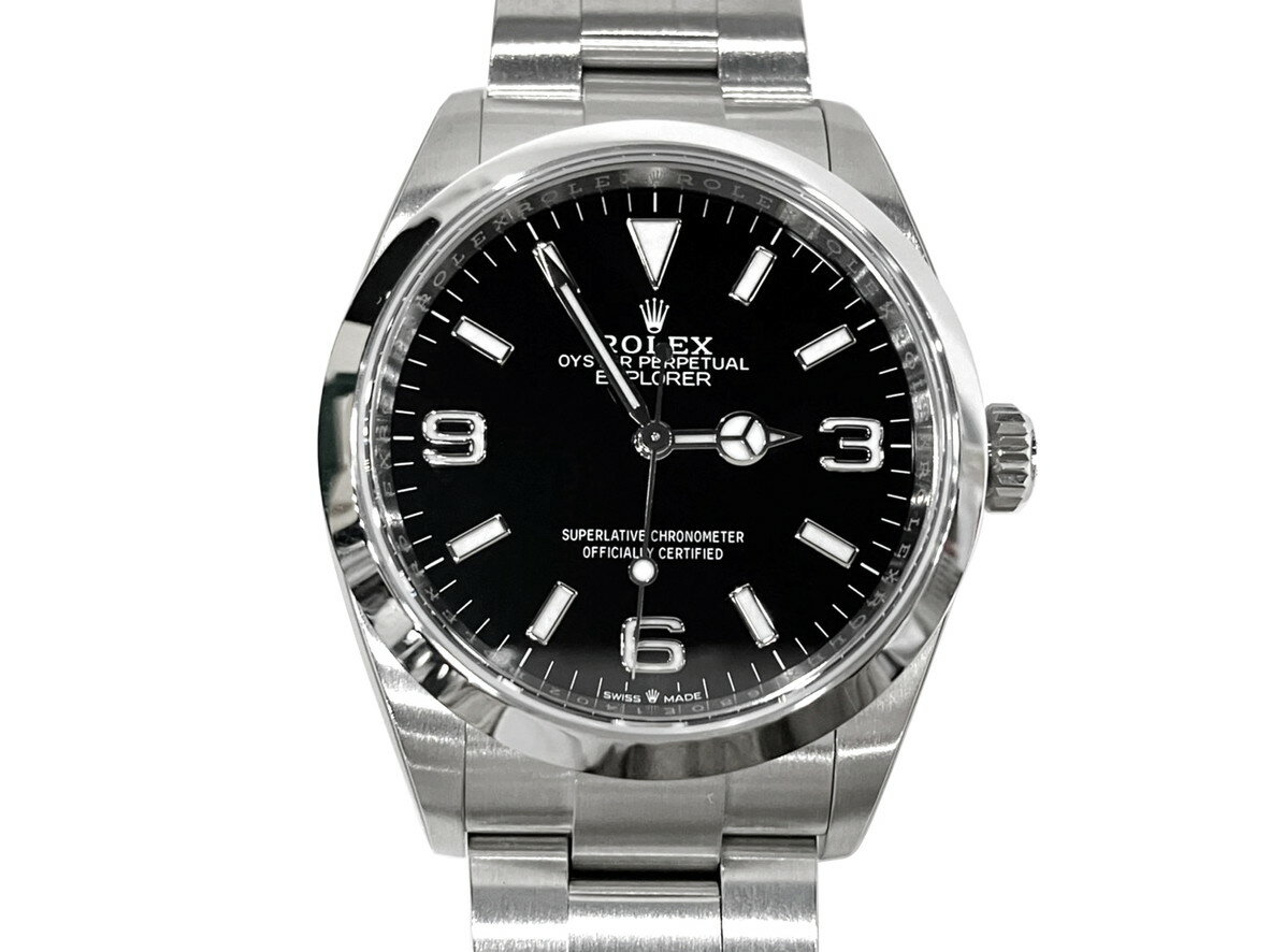 エクスプローラー ROLEX ロレックス エクスプローラーI 36mm 黒文字盤 SS 124270 43228601【新品】【時計】【あす楽対象外】【佐川急便で発送】