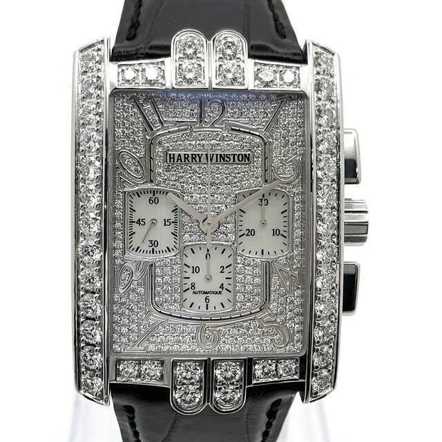 HARRY WINSTON ハリー・ウィンストン アヴェニュー C クロノグラフ 330/MCA ダイヤ ホワイトゴールド 自動巻き 50074007【中古】【時計】【あす楽対象外】【佐川急便で発送】