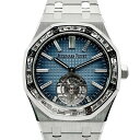 AUDEMARS PIGUET オーデマ・ピゲ ロイヤルオーク フライング トゥールビヨン 特別モデル スモークブルーダイアル バケットカットダイヤ 18Kホワイトゴールド 26730BC.ZZ.1320BC.02 48502583【新品】【時計】【あす楽対象外】【佐川急便で発送】(2)