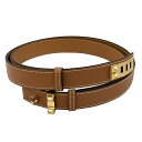 HERMES エルメス コリエドシアン 24 ゴールド×ゴールド金具 ヴォーエプソン D刻印 41660473【新品】