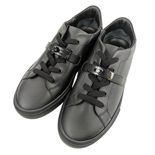 HERMES エルメス デイ スニーカー ケリー金具 ブラック #41 1/2 26.5cm LCE_0000004201224【新品】のサムネイル