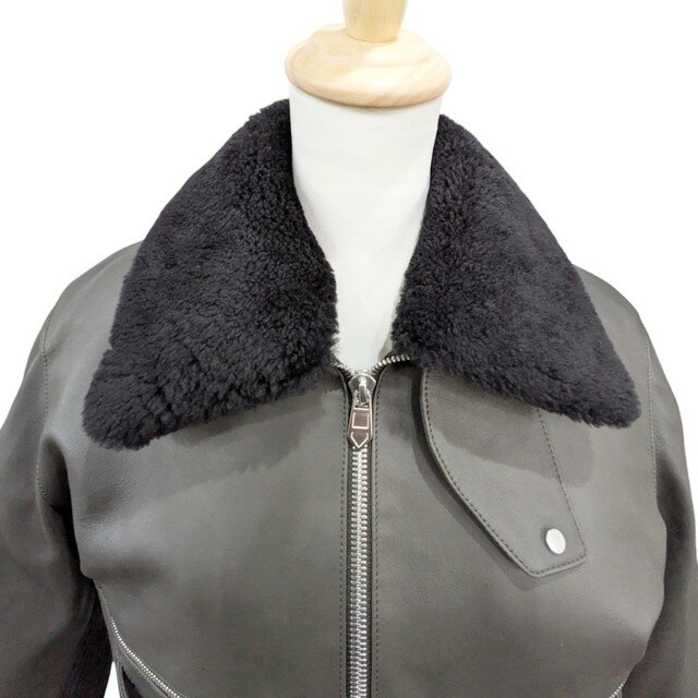 HERMES エルメス メンズ ファー付きリブ...の紹介画像3