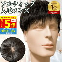 【8/15限定 ポイント5倍】 フルウィッグ メンズ 人毛100% カツラ 男性用 バレない ショート 医療用 つむじ 頭頂部 脱毛 メンズウィッグ メンズ用かつら おしゃれ 中年 中高年 痛くない 就活 ブラック ナチュラル 自然 黒髪 短髪 白髪隠し 抗がん剤 ビジネス 薄毛隠し