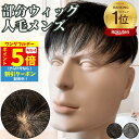 【P5倍還元 ワンダフルデー】 ウィッグ メンズ 人毛 おしゃれ メンズウィッグ かつら ヘアピース トップピース ポイントピース 人毛 トップウィッグ 男性用かつら 部分ウィッグ つむじ 頭頂部 医療 部分カツラ カバーウィッグ 白髪隠し ショート 前髪 ビジネス バレない