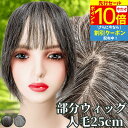 【4時間限★7/4 20時〜P10】 白髪ウィッグ 白髪かつら 部分ウィッグ ヘアピース ポイントウィッグ 白髪 グレイヘア トップウィッグ トップカバー ポイ...