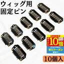 【4時間限★7/4 20時〜P10】 固定ピン スチールピン ウィッグクリップ ウィッグ用固定ピン かつら用ピン 留め具 パッチンピン ワンタッチピン エクステ...