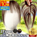 【P5倍&クーポン マラソン限定】 ピンなし ウィッグ ピン無し部分ウィッグ 頭頂部 白髪隠し 部分 ピン不要 リタッチ 分け目 人毛100 ヘアピース 女性用 手植え トップピース つけ毛 増毛 軽量 自然 部分かつら 薄毛隠し 前髪ウィッグ 前髪 つむじ 女性 脱毛 ポイントウィッグ
