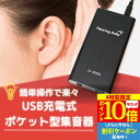 【4時間限★7/4 20時~P10】 集音器 USB充電 ポケット型 左右両用 充電式 目立たない 小型 軽量 ケース付き ケーブル付き 集音機 助聴器 遠聴器 会話 テレビ 簡単操作 両耳対応 使いやすい 服掛け シルバー 両親 祖母 祖父 快適 音量調整機能 難聴 防水 高齢者 有線