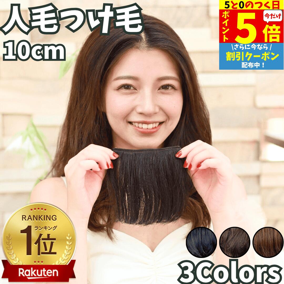 【9/15限定 ポイント5倍】 部分エクステ つけ毛 ミニ ワンタッチ ポイントウィッグ エクステ 人毛100% 部分ウィッグ …