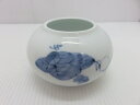 【中古品】 天草 高浜焼 寿芳窯 花器 小 直径約11.5cm 〇YR-10694〇(3)