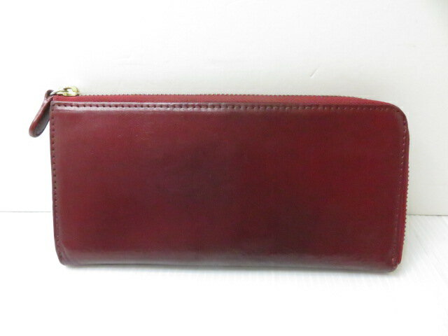 樂天商城 - 【中古品】 YANKEE社製 財布 イタリアレザー L字ファスナー 長財布 カード入れ 〇YR-13052〇