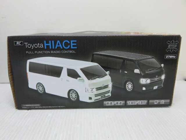 【中古品】 RC トヨタ ハイエース ラジコン ブラック HAC1403 〇YR-13705〇