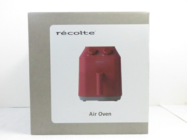 【中古未使用品】 recolte レコルト Air Oven エアーオーブン RAO-1(R) レッド ○YR-14236○