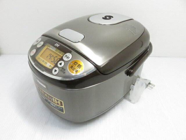 【中古品】 ZOJIRUSHI 象印 IH 炊飯器 炊飯ジャー 豪熱沸とう 極め炊き NP-GG05 3合炊き 2016年製 ステンレスブラウン ○YR-14646○