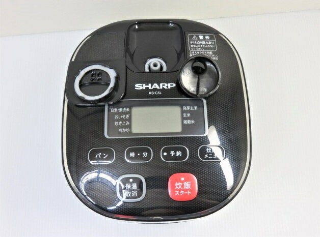 【中古品】 SHARP シャープ マイコン 炊飯器 炊飯ジャー 3合炊き KS-C5L-B 2018年製 ○YR-15239○