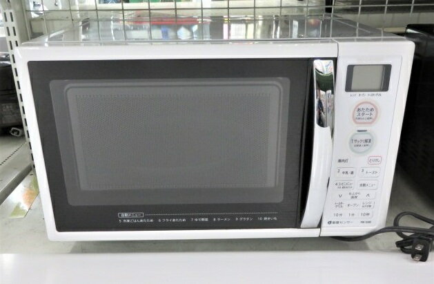 【中古品】 シャープ SHARP オーブンレンジ 15L 横開き ターンテーブル 50/60Hz共用 RE-S5E-W 2017年製 ○YR-15640○