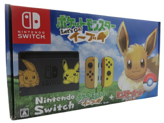 Nintendo Switch ニンテンドースイッチ 本体 ポケットモンスター Let'sGoイーブイ【中古品】〇YR-15809〇