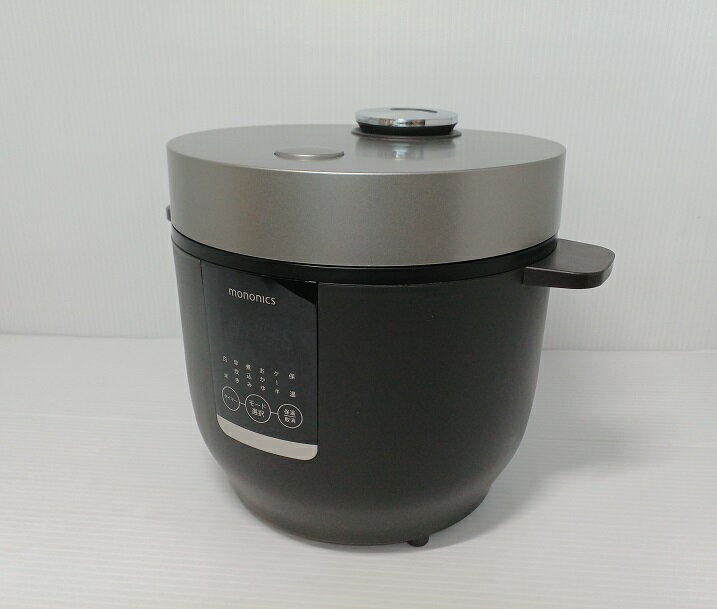 【中古品】mononics モノニクス ライスクッカー 12.RICE COOKER MN-RC 12-BK(4合炊き）2020年製 ○YR-50778○