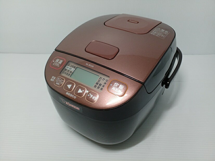 【中古品】 ZOJIRUSHI 象印 マイコン炊飯ジャー 極め炊き NL-BC05(3合炊き）ブラウン 2019年製 ○YR-50833○のサムネイル